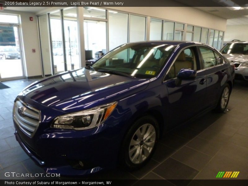 Lapis Blue Pearl / Warm Ivory 2016 Subaru Legacy 2.5i Premium