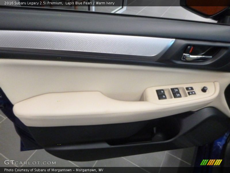 Lapis Blue Pearl / Warm Ivory 2016 Subaru Legacy 2.5i Premium