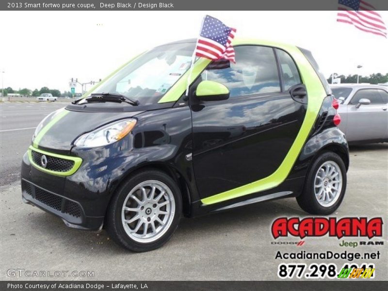 Deep Black / Design Black 2013 Smart fortwo pure coupe