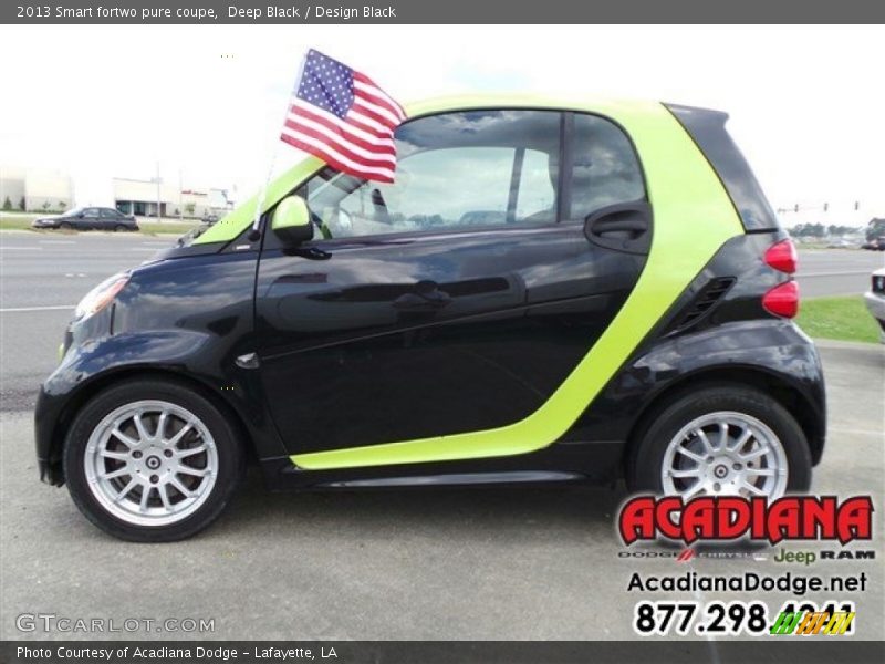 Deep Black / Design Black 2013 Smart fortwo pure coupe