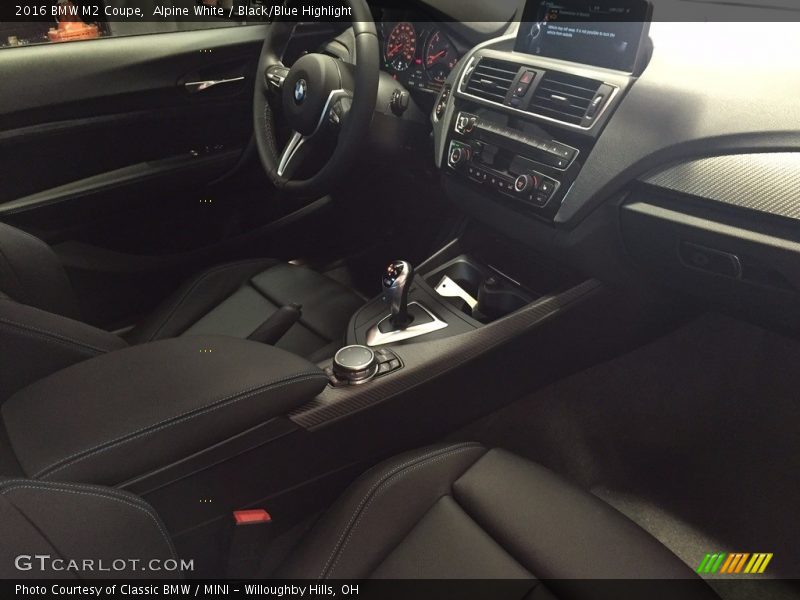  2016 M2 Coupe Black/Blue Highlight Interior