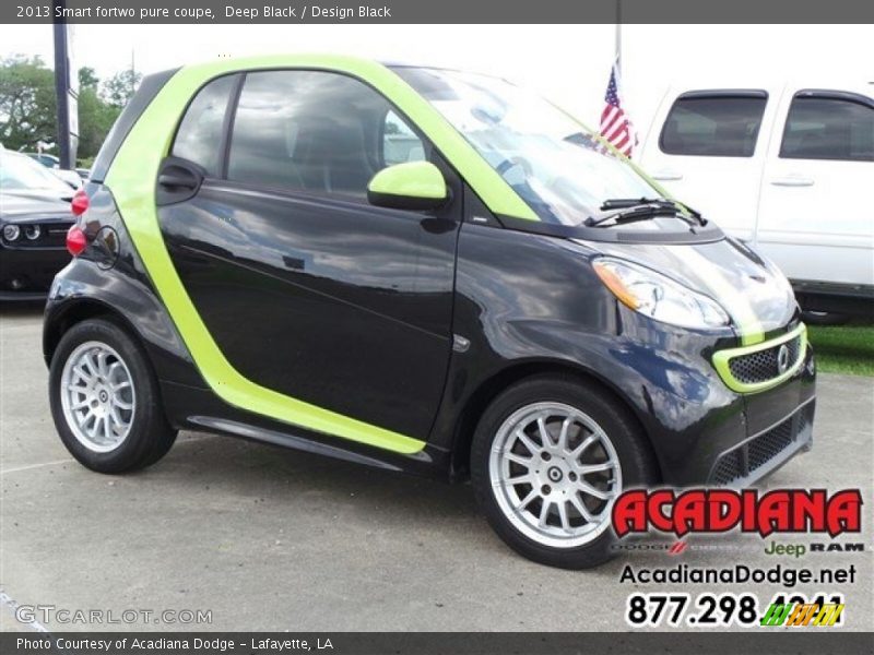 Deep Black / Design Black 2013 Smart fortwo pure coupe