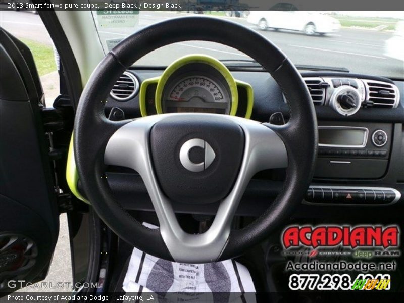 Deep Black / Design Black 2013 Smart fortwo pure coupe