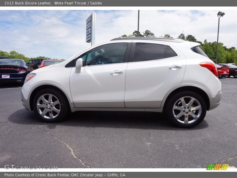 White Pearl Tricoat / Saddle 2013 Buick Encore Leather