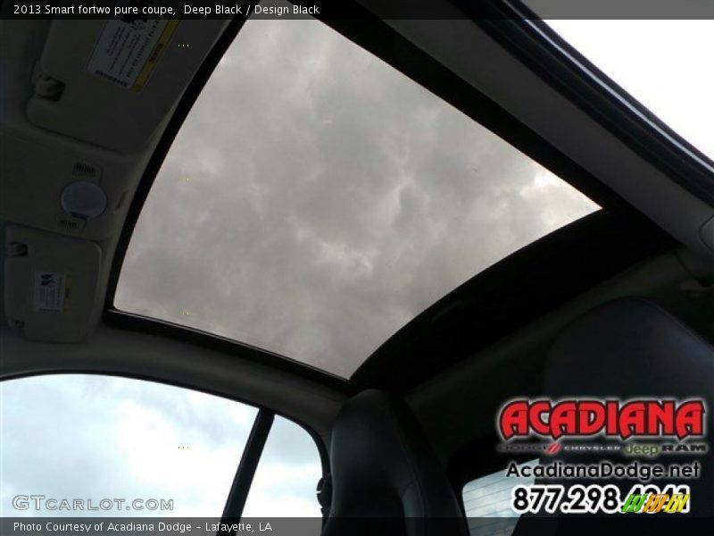 Deep Black / Design Black 2013 Smart fortwo pure coupe