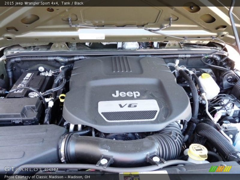 Tank / Black 2015 Jeep Wrangler Sport 4x4