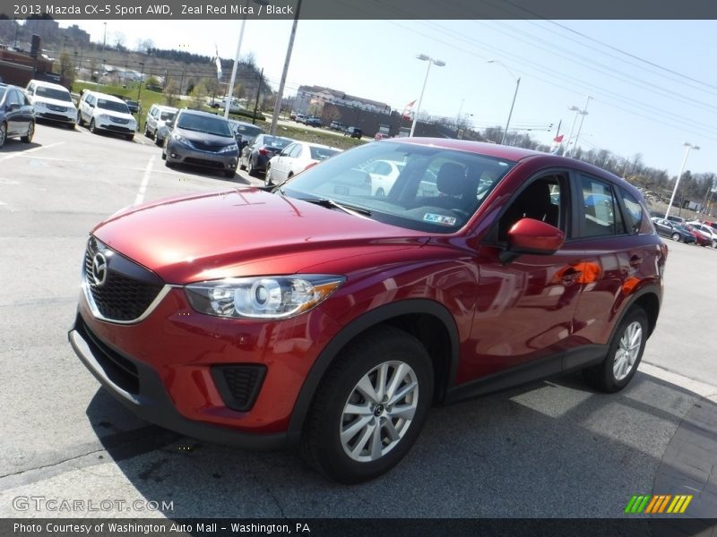 Zeal Red Mica / Black 2013 Mazda CX-5 Sport AWD