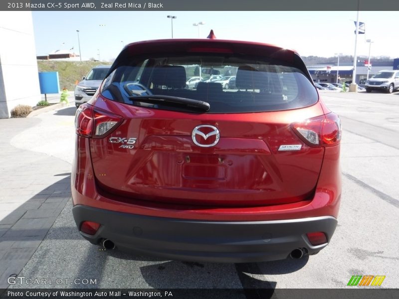 Zeal Red Mica / Black 2013 Mazda CX-5 Sport AWD