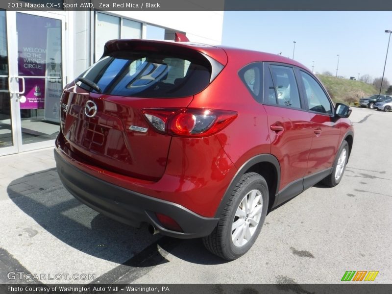 Zeal Red Mica / Black 2013 Mazda CX-5 Sport AWD
