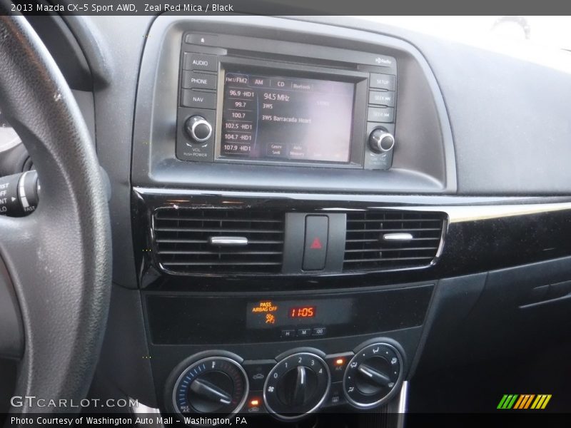 Zeal Red Mica / Black 2013 Mazda CX-5 Sport AWD
