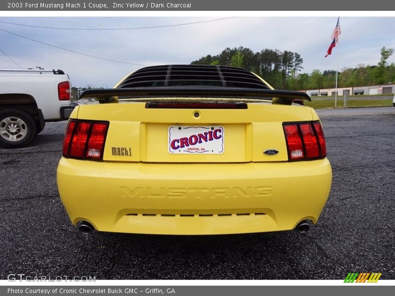 Zinc Yellow / Dark Charcoal 2003 Ford Mustang Mach 1 Coupe