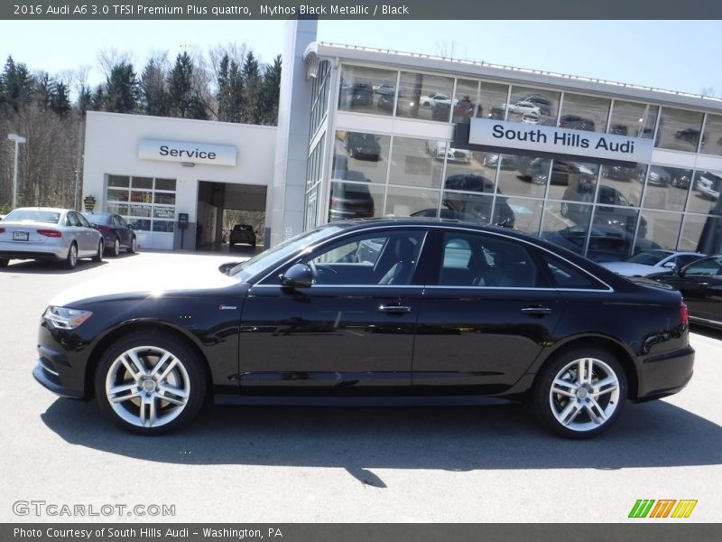 Mythos Black Metallic / Black 2016 Audi A6 3.0 TFSI Premium Plus quattro