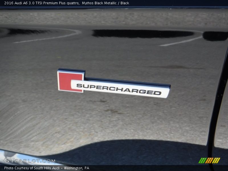 Mythos Black Metallic / Black 2016 Audi A6 3.0 TFSI Premium Plus quattro