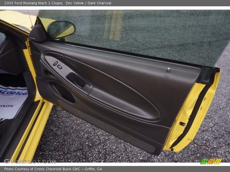 Zinc Yellow / Dark Charcoal 2003 Ford Mustang Mach 1 Coupe