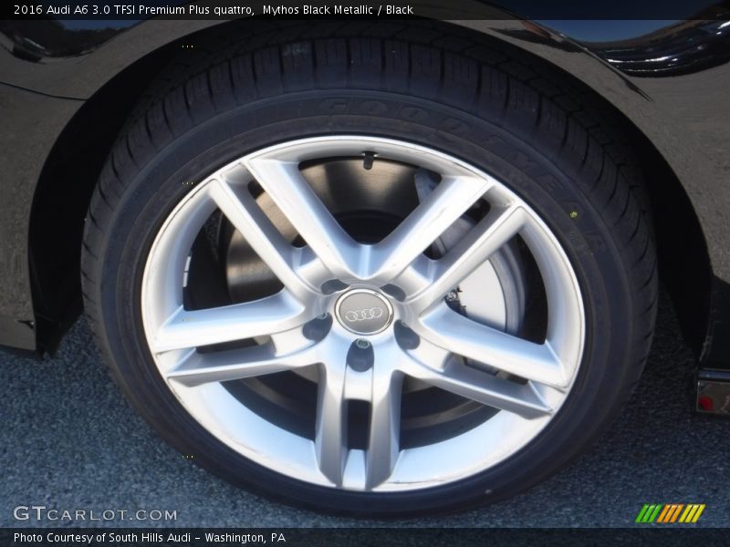 Mythos Black Metallic / Black 2016 Audi A6 3.0 TFSI Premium Plus quattro