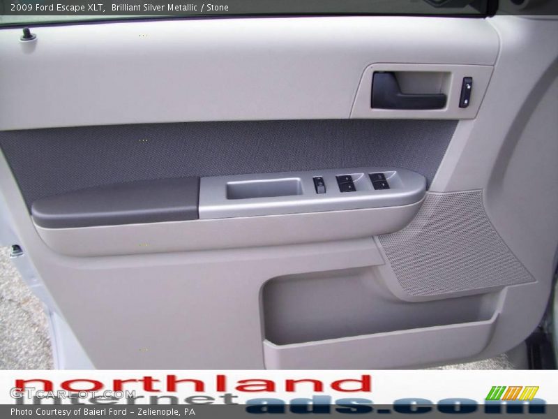 Brilliant Silver Metallic / Stone 2009 Ford Escape XLT