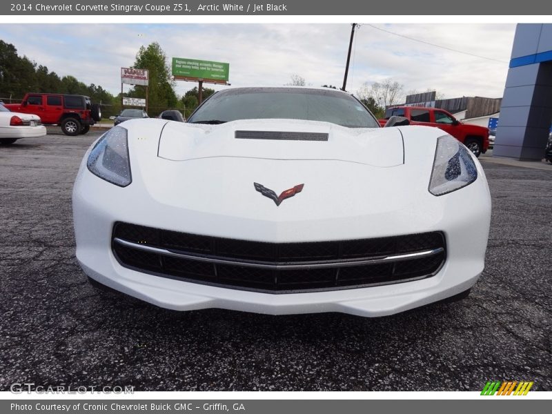 Arctic White / Jet Black 2014 Chevrolet Corvette Stingray Coupe Z51