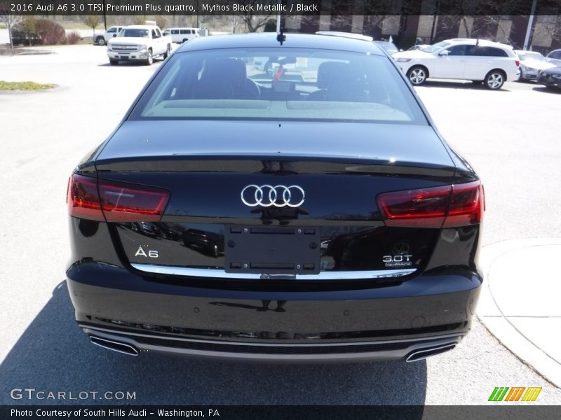 Mythos Black Metallic / Black 2016 Audi A6 3.0 TFSI Premium Plus quattro