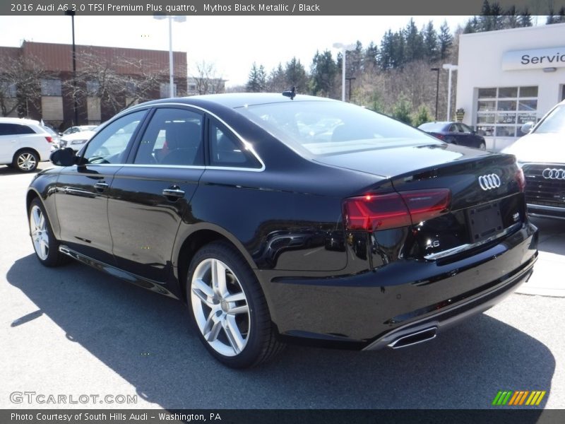 Mythos Black Metallic / Black 2016 Audi A6 3.0 TFSI Premium Plus quattro