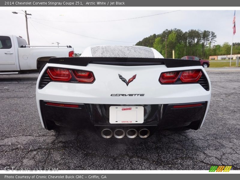Arctic White / Jet Black 2014 Chevrolet Corvette Stingray Coupe Z51