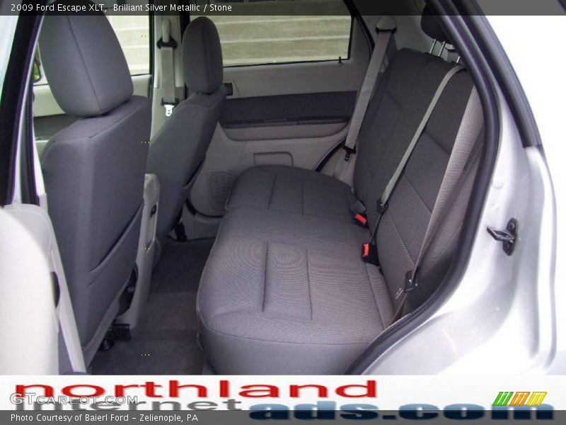 Brilliant Silver Metallic / Stone 2009 Ford Escape XLT