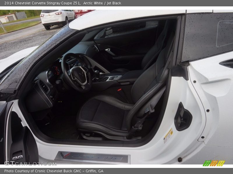 Arctic White / Jet Black 2014 Chevrolet Corvette Stingray Coupe Z51