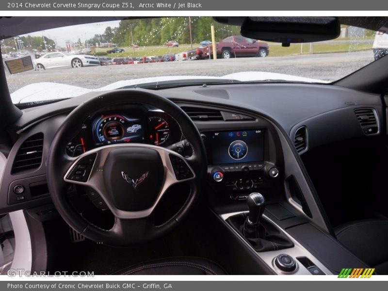 Arctic White / Jet Black 2014 Chevrolet Corvette Stingray Coupe Z51