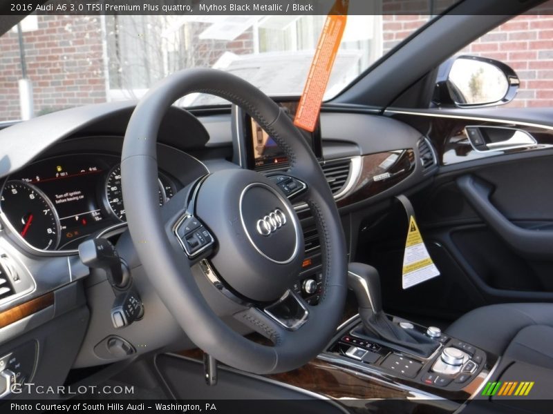 Mythos Black Metallic / Black 2016 Audi A6 3.0 TFSI Premium Plus quattro