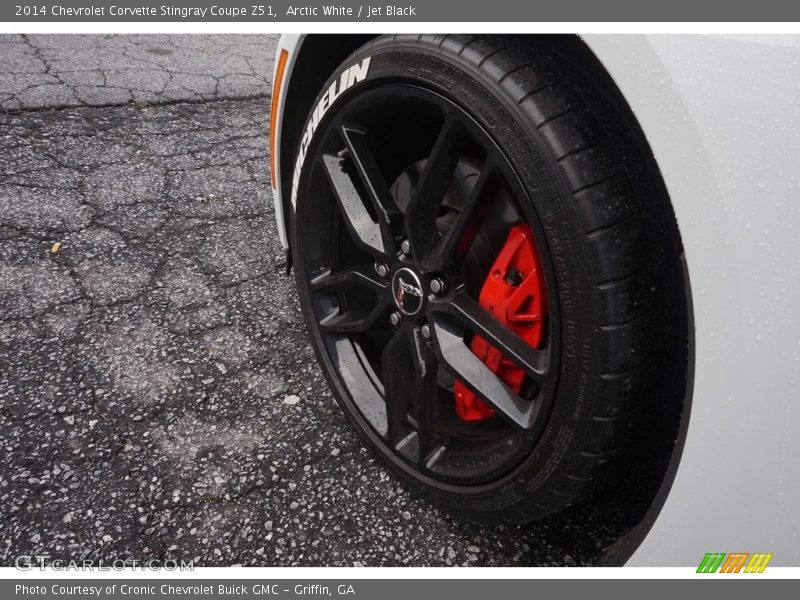 Arctic White / Jet Black 2014 Chevrolet Corvette Stingray Coupe Z51