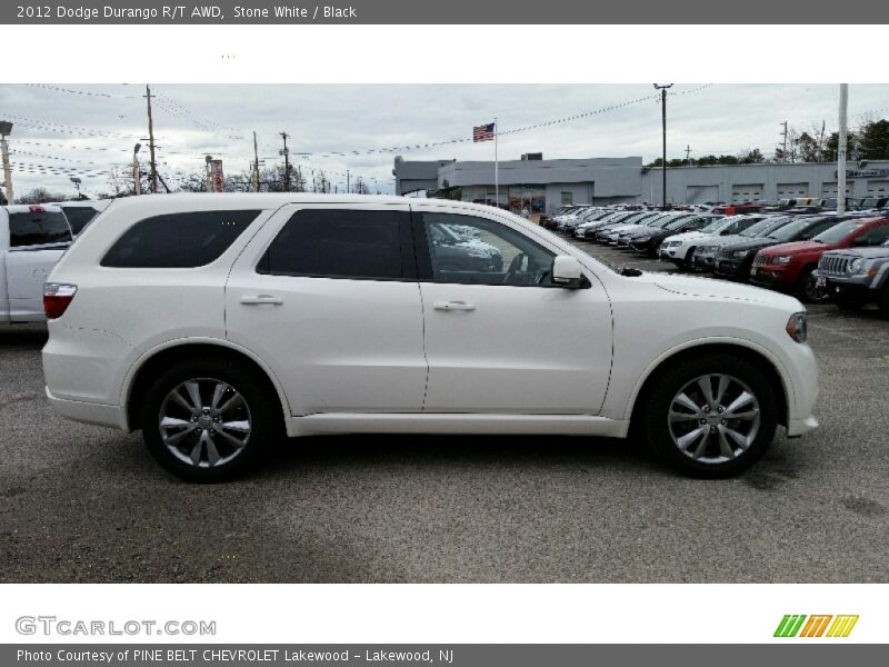 Stone White / Black 2012 Dodge Durango R/T AWD
