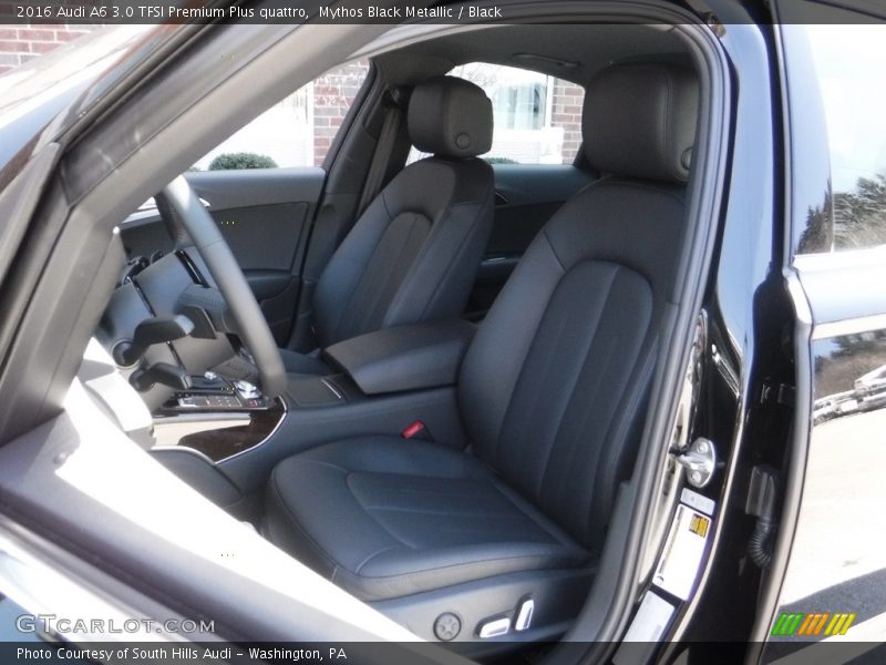 Mythos Black Metallic / Black 2016 Audi A6 3.0 TFSI Premium Plus quattro