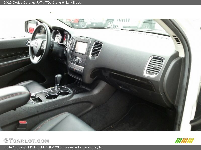 Stone White / Black 2012 Dodge Durango R/T AWD