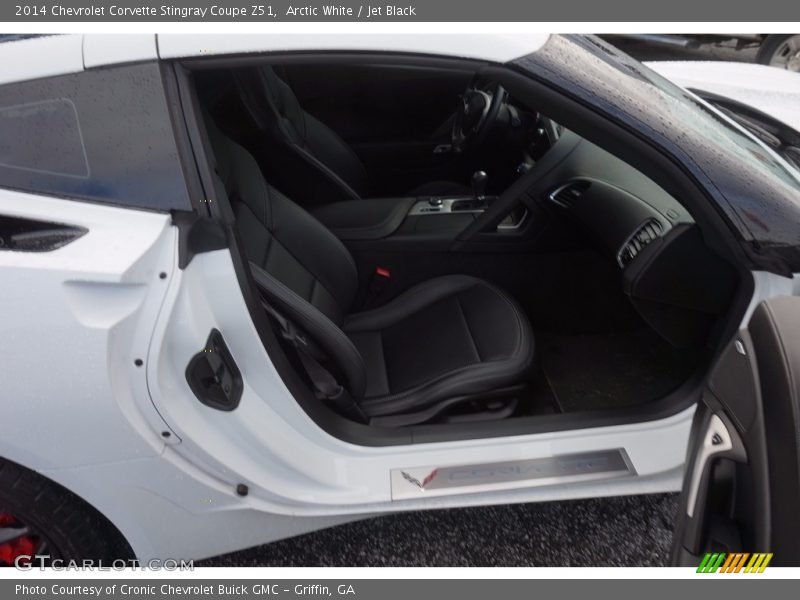 Arctic White / Jet Black 2014 Chevrolet Corvette Stingray Coupe Z51