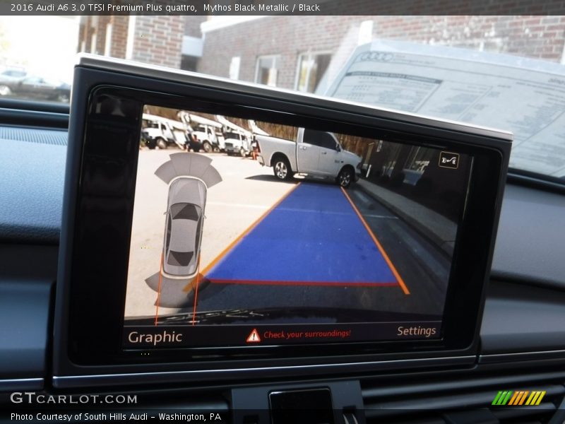 Mythos Black Metallic / Black 2016 Audi A6 3.0 TFSI Premium Plus quattro