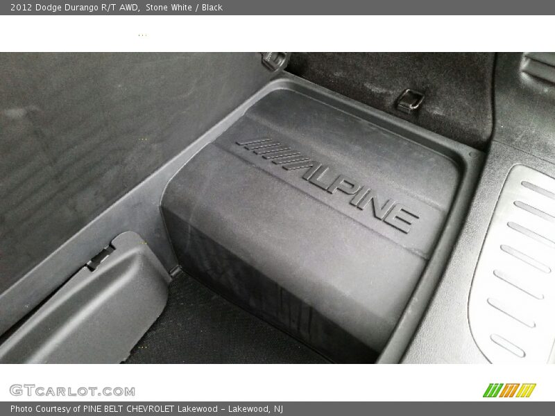 Stone White / Black 2012 Dodge Durango R/T AWD