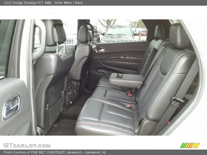 Stone White / Black 2012 Dodge Durango R/T AWD