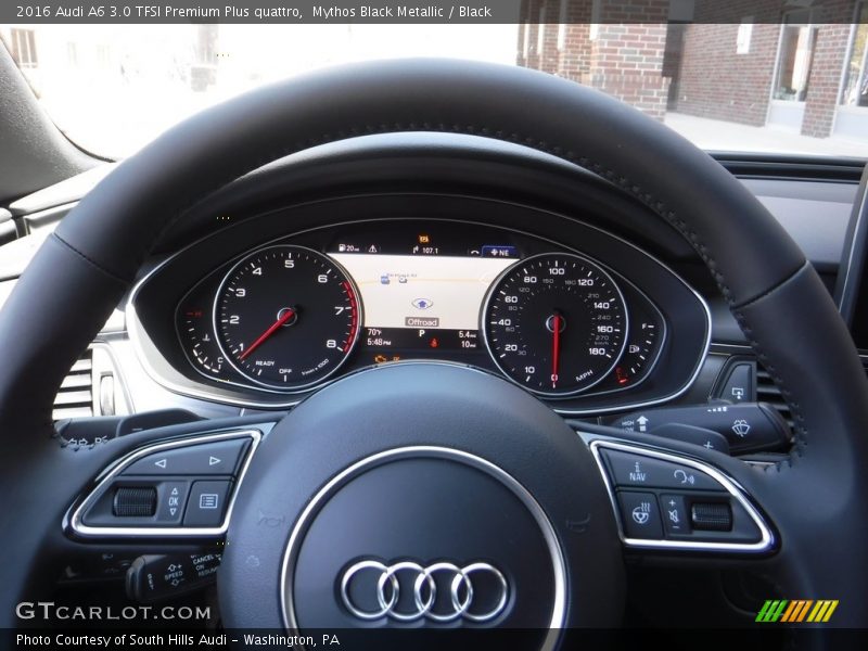 Mythos Black Metallic / Black 2016 Audi A6 3.0 TFSI Premium Plus quattro