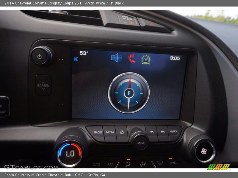 Arctic White / Jet Black 2014 Chevrolet Corvette Stingray Coupe Z51