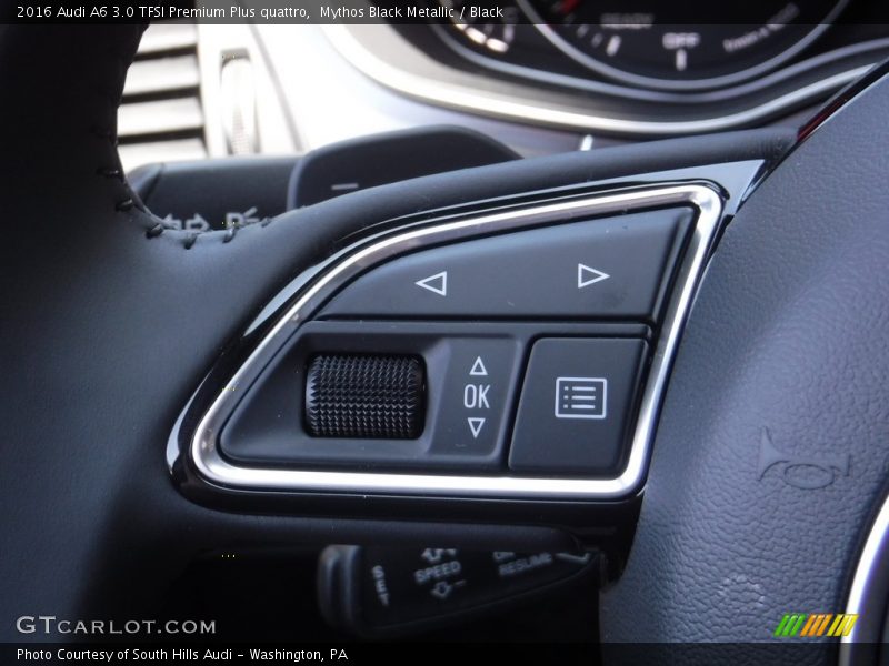 Mythos Black Metallic / Black 2016 Audi A6 3.0 TFSI Premium Plus quattro