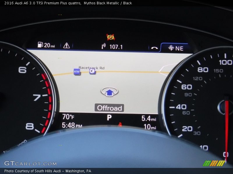 Mythos Black Metallic / Black 2016 Audi A6 3.0 TFSI Premium Plus quattro