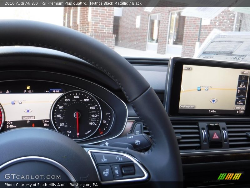 Mythos Black Metallic / Black 2016 Audi A6 3.0 TFSI Premium Plus quattro