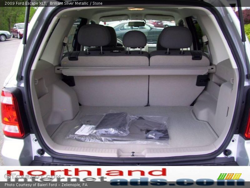 Brilliant Silver Metallic / Stone 2009 Ford Escape XLT