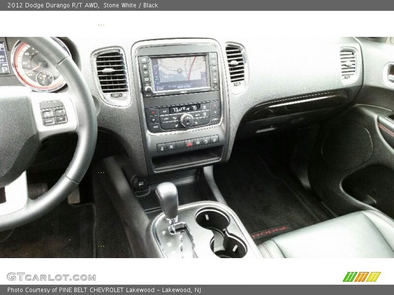 Stone White / Black 2012 Dodge Durango R/T AWD