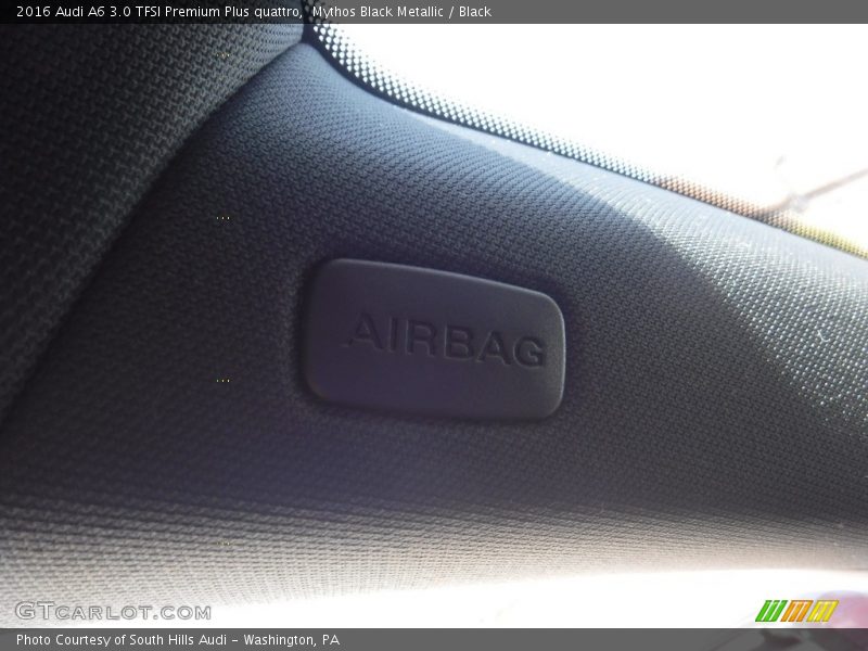 Mythos Black Metallic / Black 2016 Audi A6 3.0 TFSI Premium Plus quattro