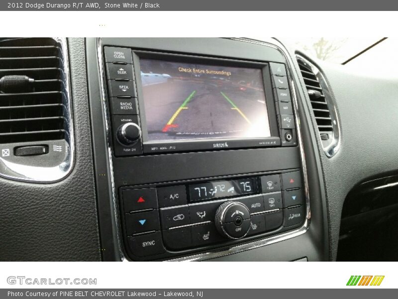 Stone White / Black 2012 Dodge Durango R/T AWD