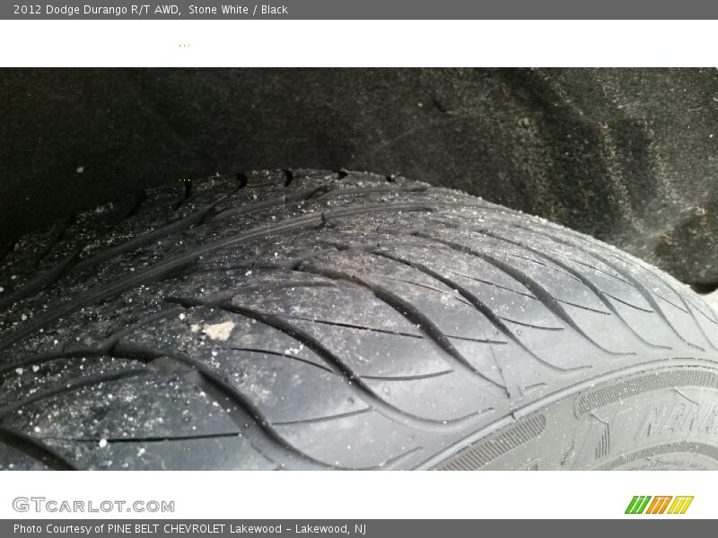 Stone White / Black 2012 Dodge Durango R/T AWD