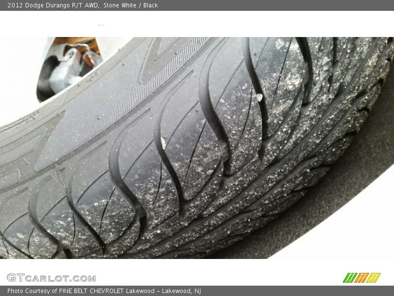 Stone White / Black 2012 Dodge Durango R/T AWD
