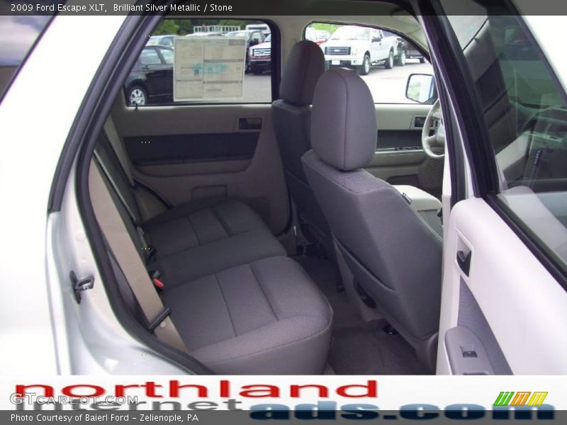 Brilliant Silver Metallic / Stone 2009 Ford Escape XLT