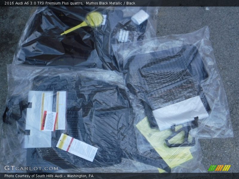 Mythos Black Metallic / Black 2016 Audi A6 3.0 TFSI Premium Plus quattro