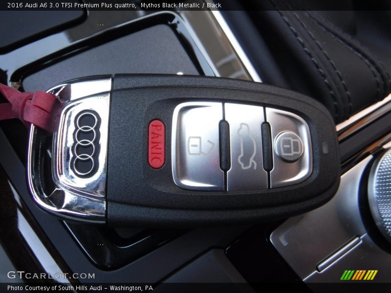 Mythos Black Metallic / Black 2016 Audi A6 3.0 TFSI Premium Plus quattro